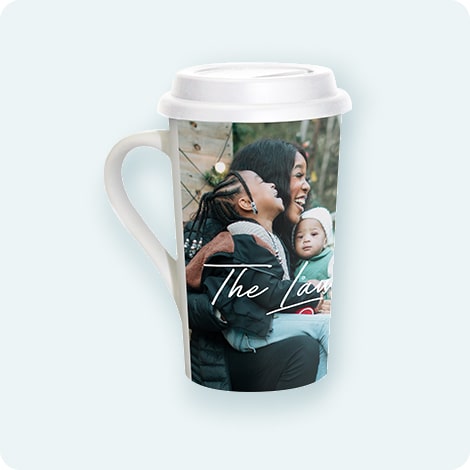 Grande Coffee Mug with Lid, 16oz.